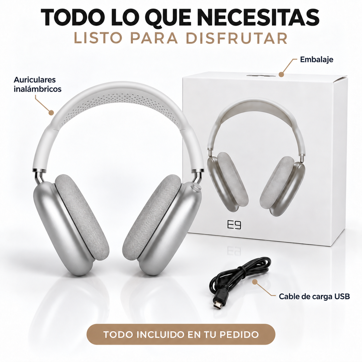 Auriculares PRO Max gris